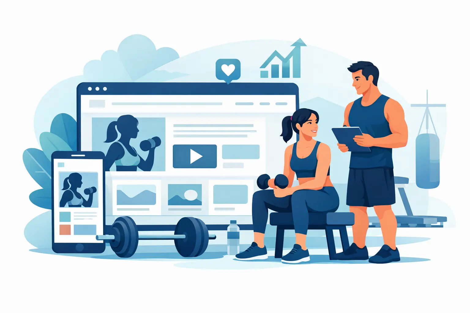 Sito web per palestra che porta iscritti