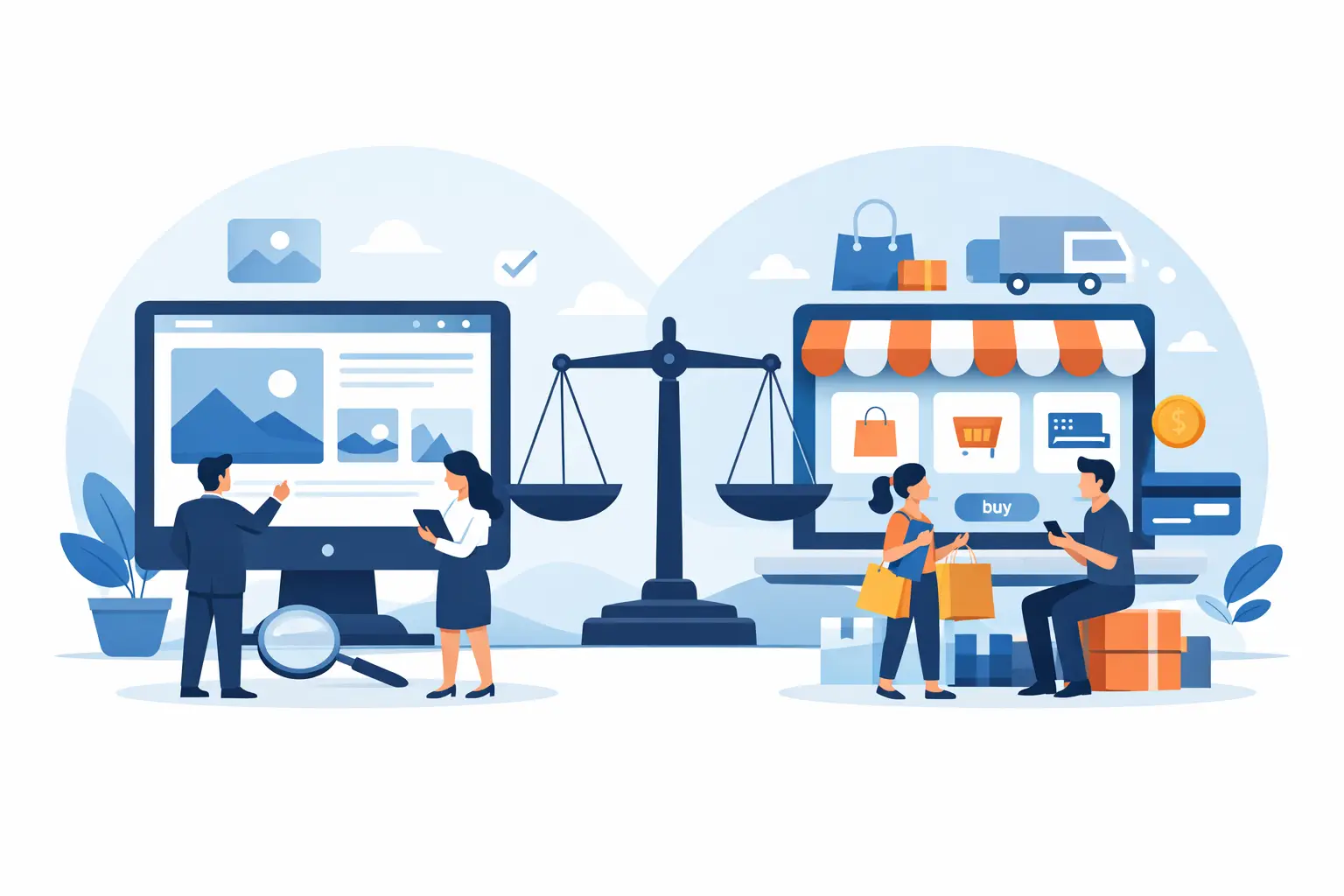 Sito vetrina o ecommerce: cosa conviene
